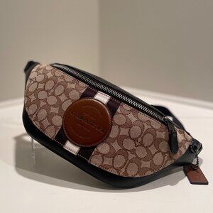 COACH Canvas and Leather Belt Bag